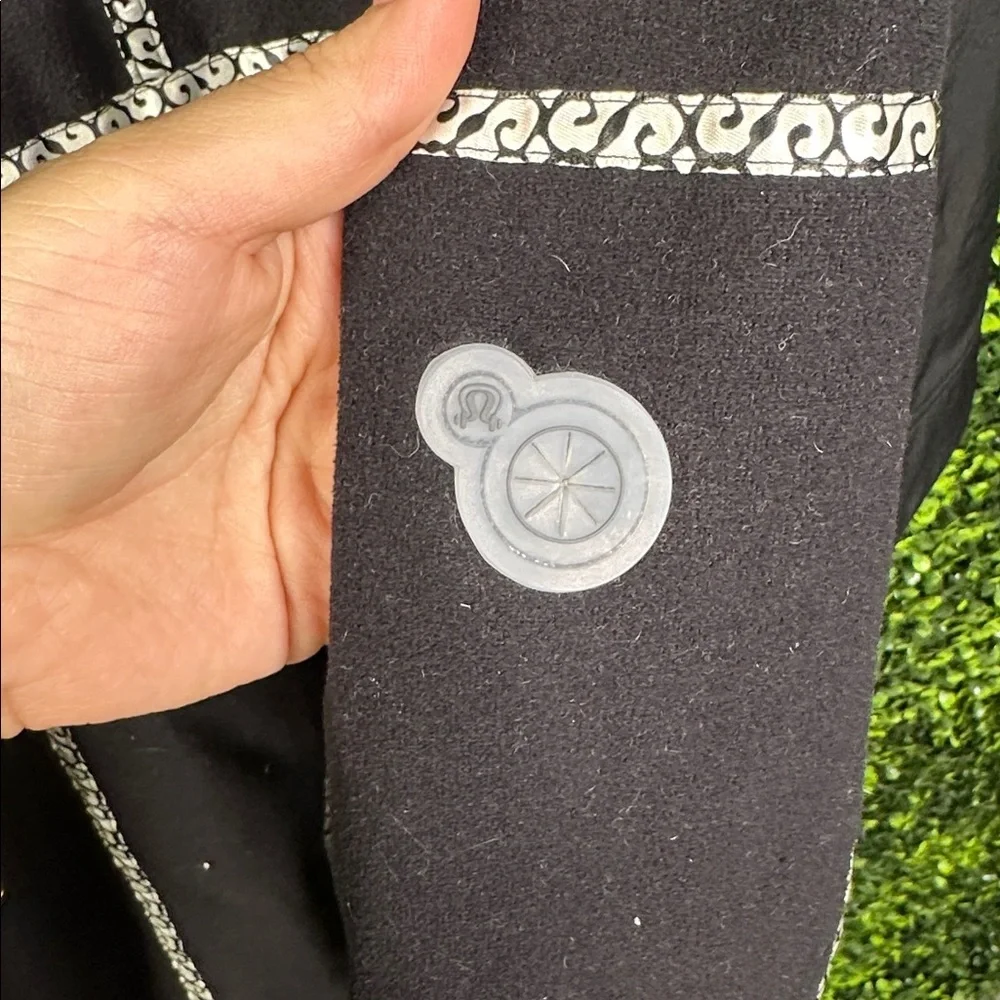 Lululemon Athletica Black Hooded trench Jacket‎